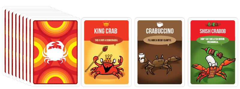 You've Got Crabs Card Samples