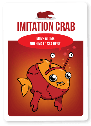 Imitation Crab Card